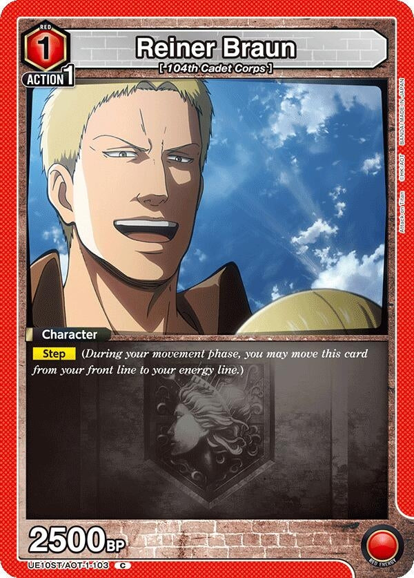 Image for Reiner Braun (UE10ST/AOT-1-103) - Union Arena