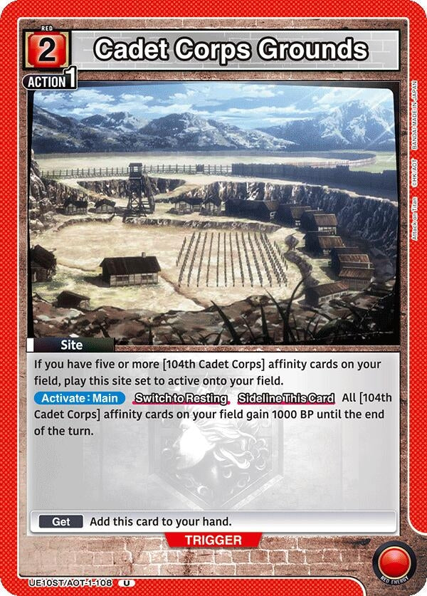 Image for Cadet Corps Grounds (UE10ST/AOT-1-108) - Union Arena
