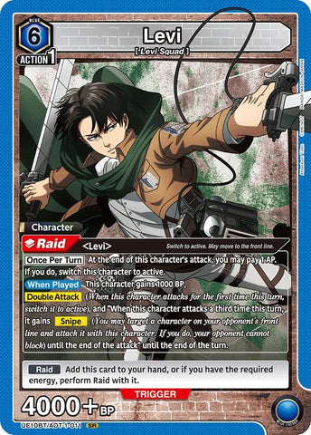 Image for Levi (011) (UE10BT/AOT-1-011) (UE10BT: Attack on Titan) - Union Arena