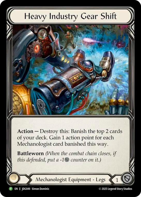 Image for Heavy Industry Gear Shift - JDG049 (JDG049) - Flesh and Blood TCG