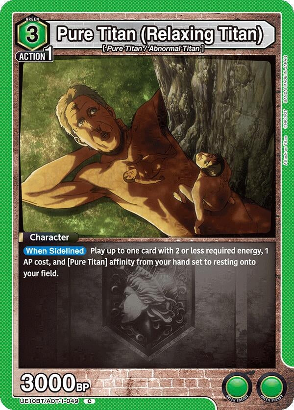 Image for Pure Titan (Relaxing Titan) (UE10BT/AOT-1-049) (UE10BT: Attack on Titan) - Union Arena