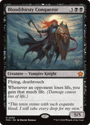 Image for Bloodthirsty Conqueror (58) (Promo Pack: Edge of Eternities) - Magic: The Gathering