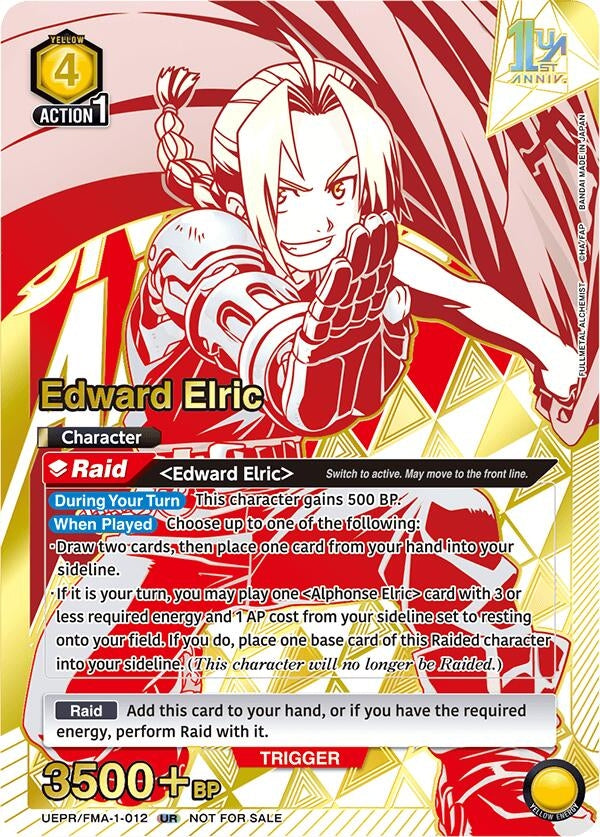 Image for Edward Elric (012) (UEPR/FMA-1-012) - Union Arena