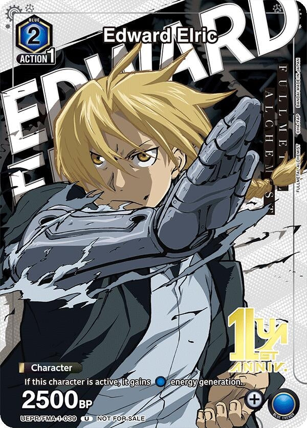 Image for Edward Elric (039) (UEPR/FMA-1-039) - Union Arena