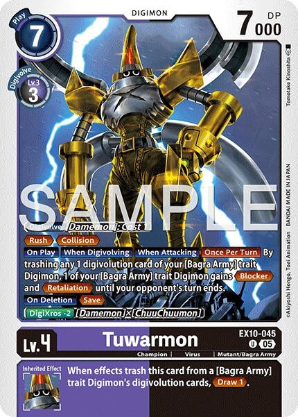 Image for Tuwarmon (EX10-045 U) - Digimon Card Game