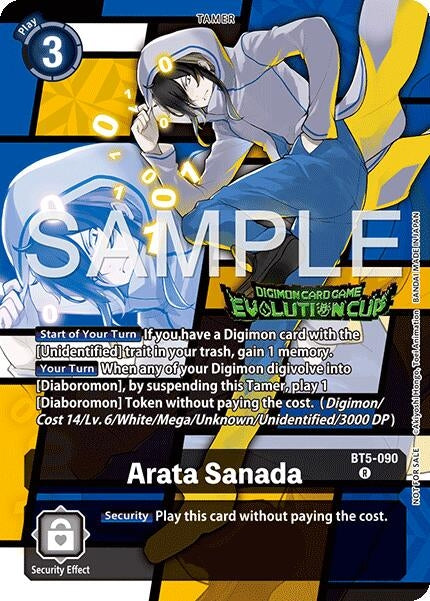 Image for Arata Sanada (Evolution Cup 2025 Vol. 2) (BT5-090 R) - Digimon Card Game