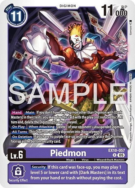 Image for Piedmon (EX10-057 R) - Digimon Card Game