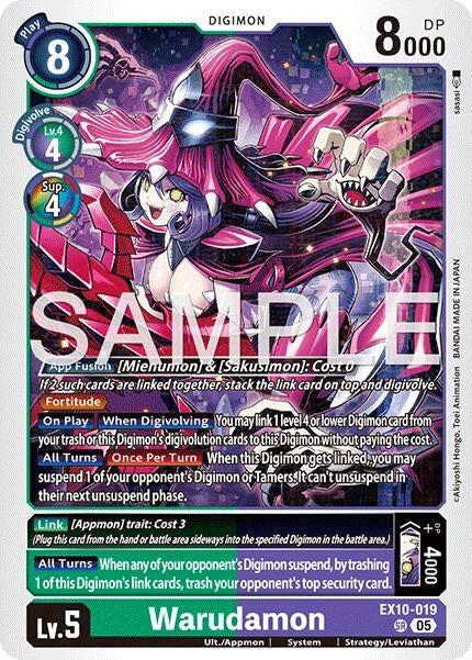 Image for Warudamon (EX10-019 SR) - Digimon Card Game