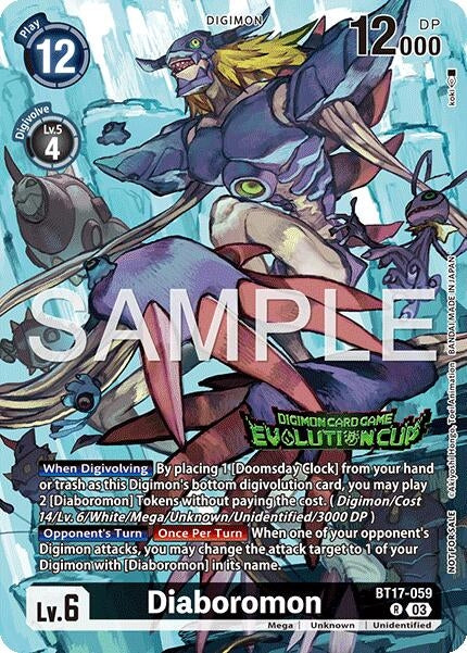 Image for Diaboromon (Evolution Cup 2025 Vol. 2) (BT17-059 R) - Digimon Card Game