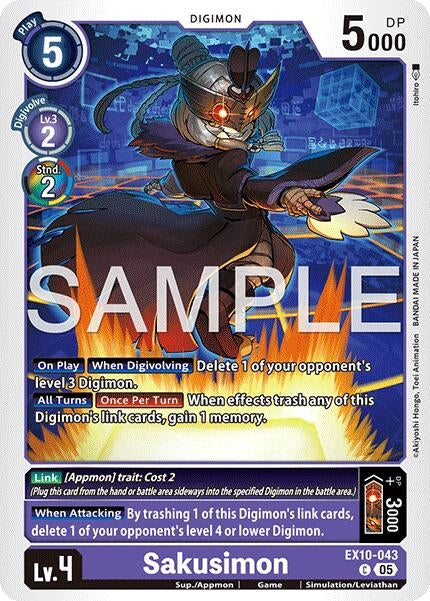 Image for Sakusimon (EX10-043 C) - Digimon Card Game