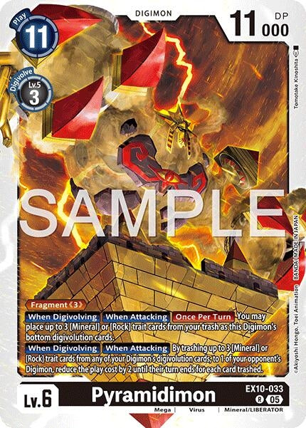 Image for Pyramidimon (EX10-033 R) - Digimon Card Game