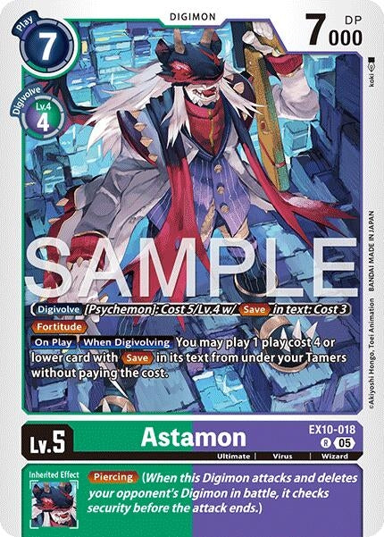 Image for Astamon (EX10-018 R) - Digimon Card Game