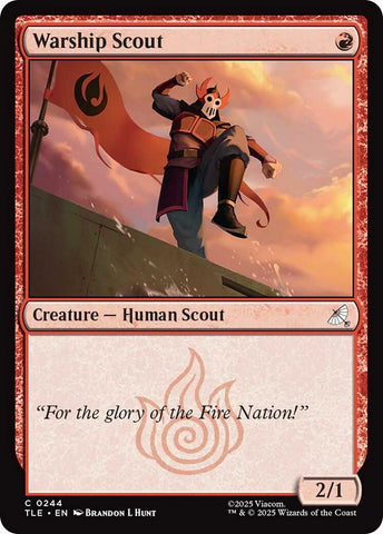 Image for Warship scout (0244) (244) (Avatar: The Last Airbender: Eternal-Legal) - Magic: The Gathering