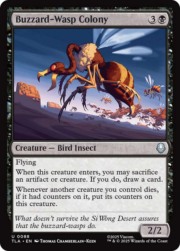 Image for Buzzard-Wasp Colony (88) (Avatar: The Last Airbender) - Magic: The Gathering
