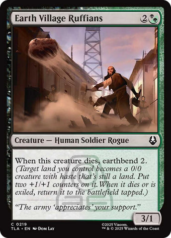 Image for Earth Village Ruffians (219) (Avatar: The Last Airbender) - Magic: The Gathering