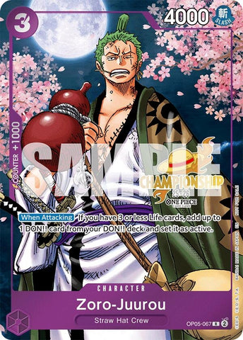 Image for Zoro-Juurou (CS 25-26 Event Pack) (OP05-067) (One Piece Promotion Cards) - One Piece Card Game