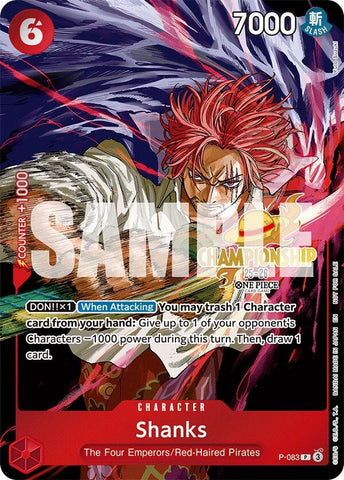 Image for Shanks (CS 25-26 Event Pack) (P-083) (One Piece Promotion Cards) - One Piece Card Game