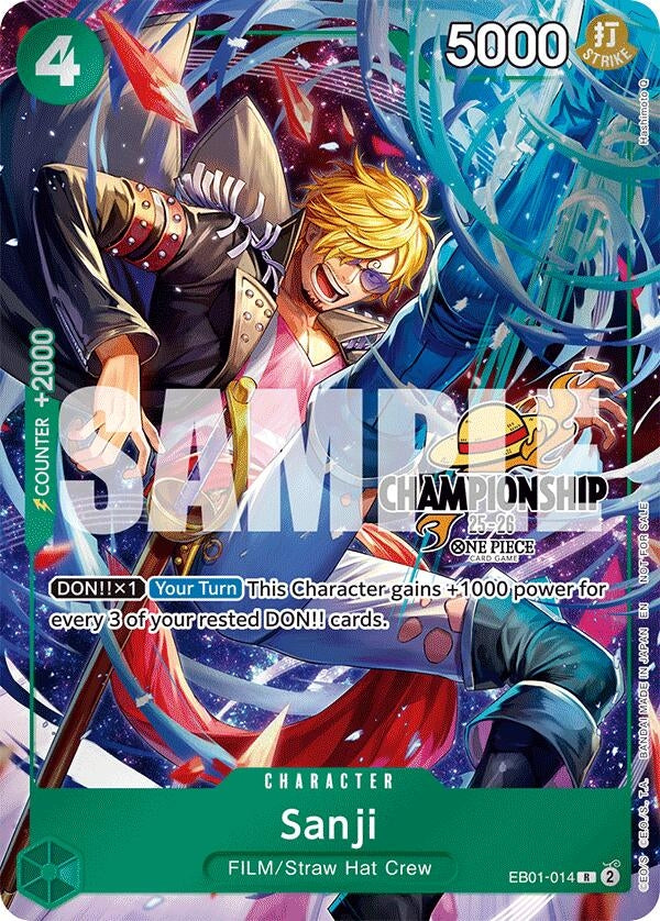 Image for Sanji (CS 25-26 Celebration Pack) (EB01-014) (One Piece Promotion Cards) - One Piece Card Game
