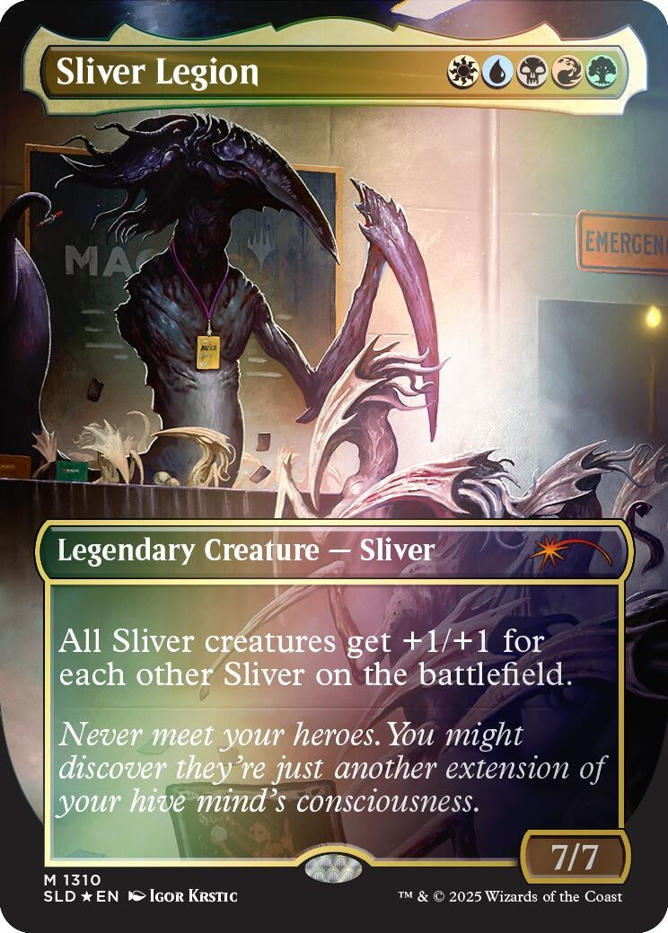 Image for Sliver Legion (1310) (Rainbow Foil) (1310) (Secret Lair Drop Series) - Magic: The Gathering
