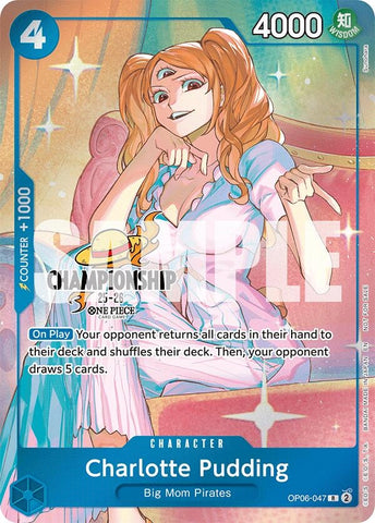 Image for Charlotte Pudding (047) (CS 25-26 Celebration Pack) (OP06-047) (One Piece Promotion Cards) - One Piece Card Game