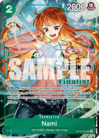 Image for Nami (CS 25-26 Finalist Card Set 1) (OP10-033) (One Piece Promotion Cards) - One Piece Card Game