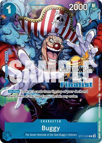 Image for Buggy (CS 25-26 Finalist Card Set 1) (ST17-003) (One Piece Promotion Cards) - One Piece Card Game