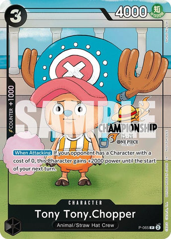 Image for Tony Tony.Chopper (CS 25-26 Event Pack Finalist Ver.) (P-065) (One Piece Promotion Cards) - One Piece Card Game