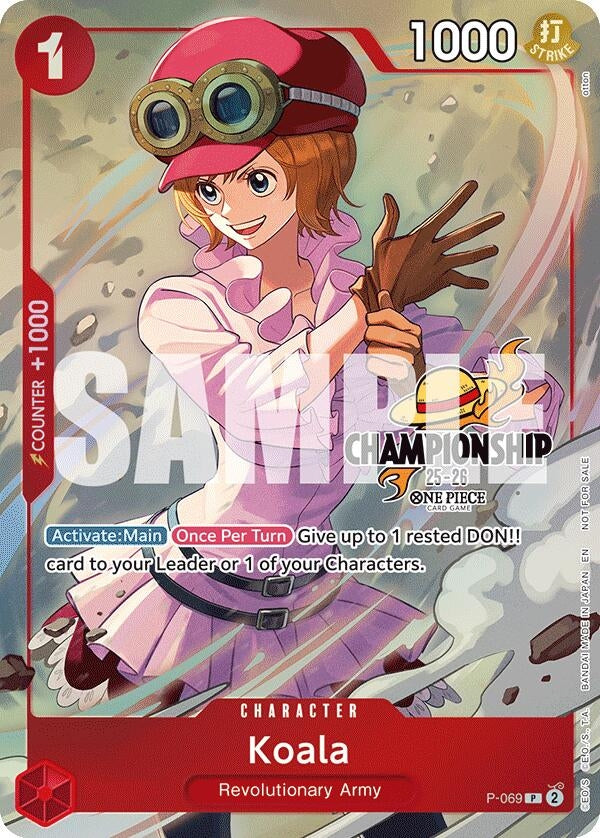 Image for Koala (CS 25-26 Event Pack Finalist Ver.) (P-069) (One Piece Promotion Cards) - One Piece Card Game