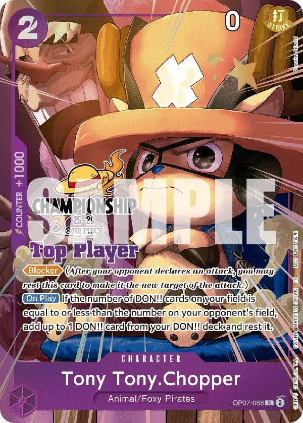 Image for Tony Tony.Chopper (CS 25-26 Top Player Pack) (OP07-066) (One Piece Promotion Cards) - One Piece Card Game