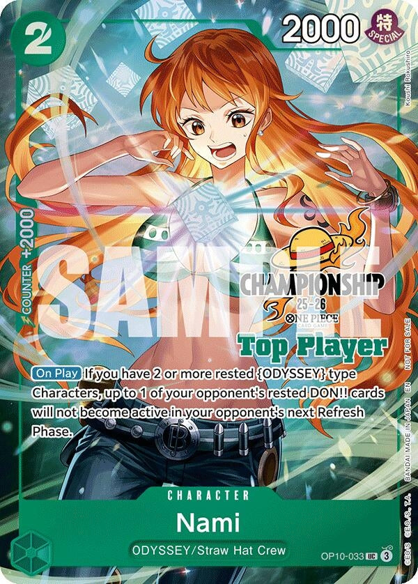 Image for Nami (CS 25-26 Top Player Pack) (OP10-033) (One Piece Promotion Cards) - One Piece Card Game