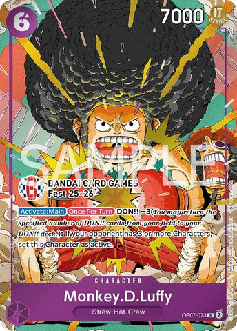 Image for Monkey.D.Luffy (BANDAI Card Games Fest 25-26) (OP07-073) (One Piece Promotion Cards) - One Piece Card Game