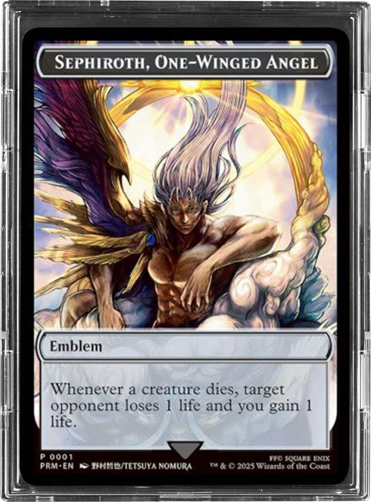 Image for Sephiroth, One-Winged Angel (Metal Promo) - Magic: The Gathering