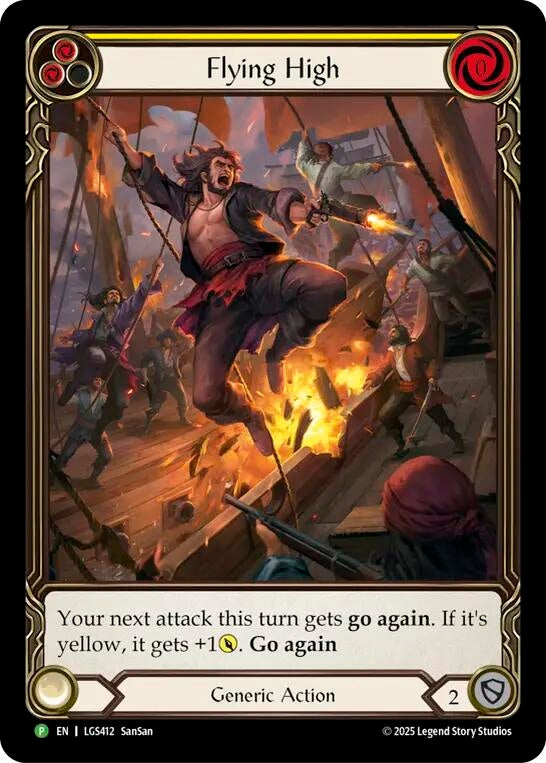 Image for Flying High (Yellow) - LGS412 (LGS412) - Flesh and Blood TCG