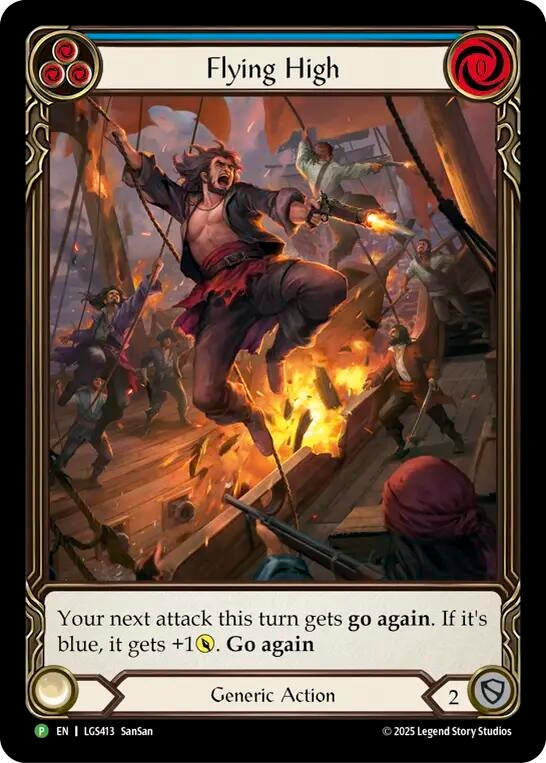 Image for Flying High (Blue) - LGS413 (LGS413) - Flesh and Blood TCG