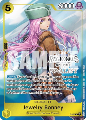 Image for Jewelry Bonney (Online Regional Finalist Card Set 2025 Vol.2) (P-085) (One Piece Promotion Cards) - One Piece Card Game