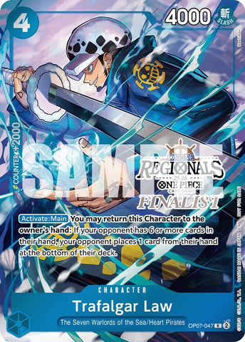 Image for Trafalgar Law (Online Regional Finalist Card Set 2025 Vol.2) (OP07-047) (One Piece Promotion Cards) - One Piece Card Game