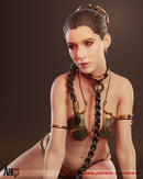 Princess Leia Jabba's Slave Resin Statue - view 6