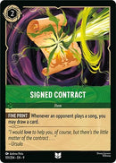 Image for Signed Contract (101/204) (Fabled) - Disney Lorcana