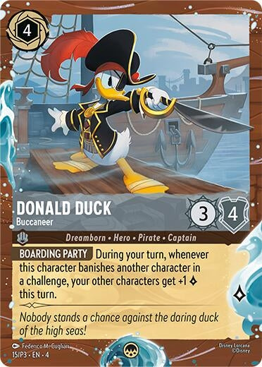 Image for Donald Duck - Buccaneer (Disney Cruise Promo) (15) - Disney Lorcana