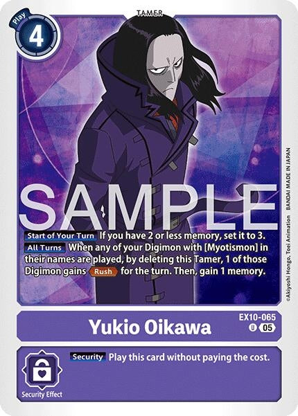 Image for Yukio Oikawa (EX10-065 R) - Digimon Card Game