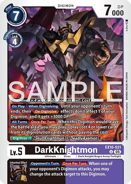 Image for DarkKnightmon (EX10-031 U) - Digimon Card Game