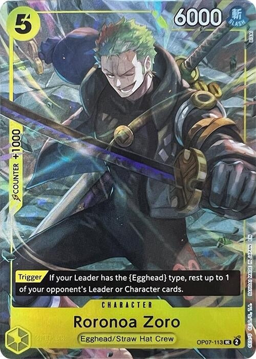 Image for Roronoa Zoro (Illustration Box Vol.3) (OP07-113) (One Piece Promotion Cards) - One Piece Card Game