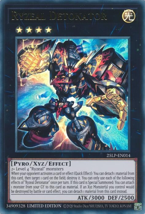 Image for Ryzeal Detonator (25LP-EN014) (Limited Pack World Championship 2025) - YuGiOh