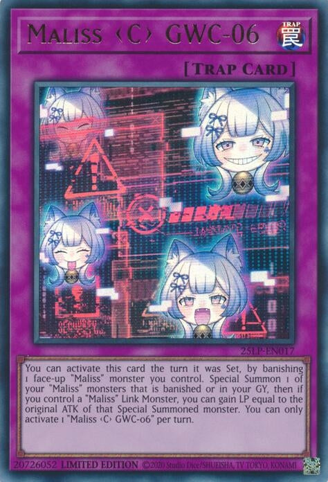 Image for Maliss C GWC-06 (25LP-EN017) (Limited Pack World Championship 2025) - YuGiOh