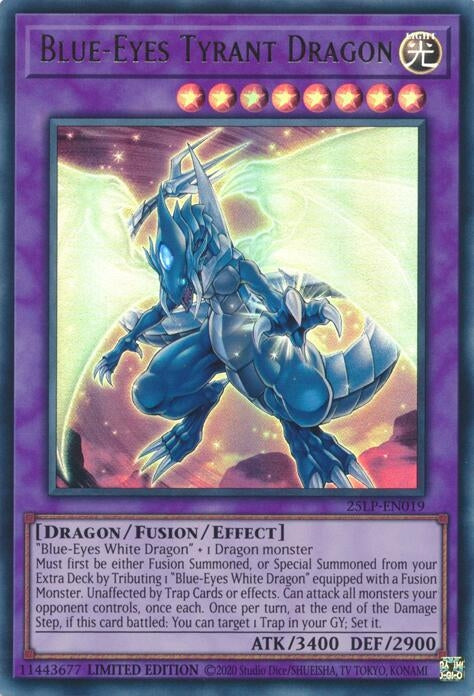 Image for Blue-Eyes Tyrant Dragon (25LP-EN019) (Limited Pack World Championship 2025) - YuGiOh