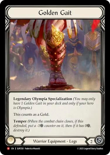 Image for Golden Gait (SUP250) - Flesh and Blood TCG