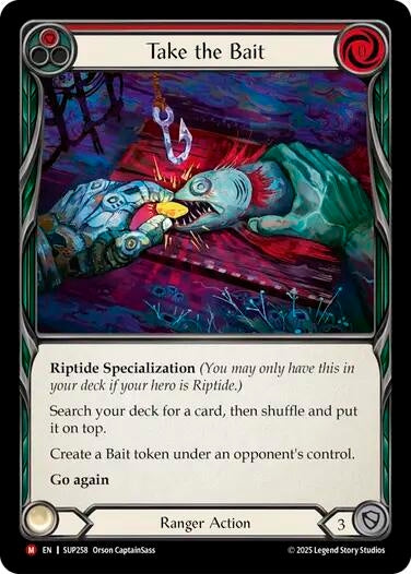 Image for Take the Bait (Red) (SUP258) - Flesh and Blood TCG