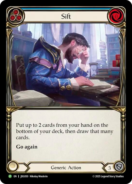 Image for Sift (Blue) - JDG050 (JDG050) - Flesh and Blood TCG