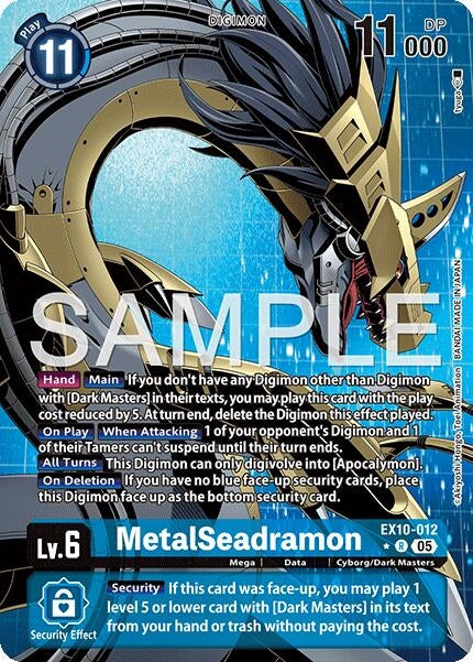 Image for MetalSeadramon (Alternate Art) (EX10-012 R) - Digimon Card Game
