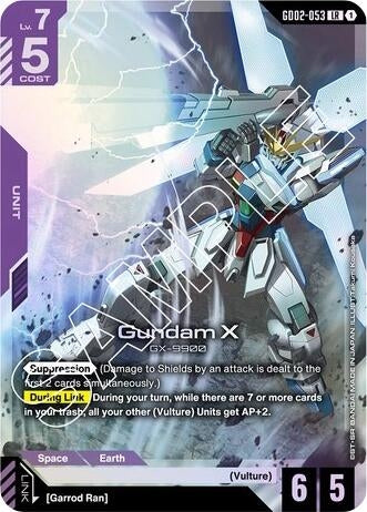 Image for Gundam X (GD02-053) (GD02-053) (Dual Impact) - Gundam Card Game